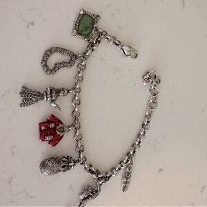 Brighton "Hawaii" Silver Charm Bracelet